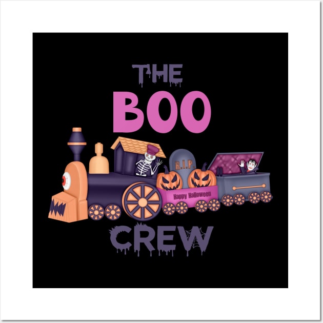 The boo crew new halloween Wall Art by trendybestgift